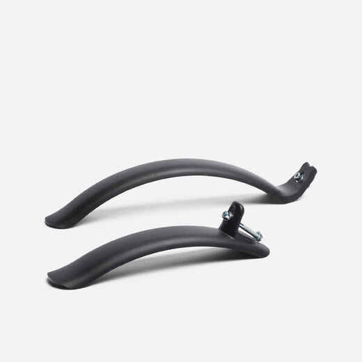 
      14" B'Twin Bike Mudguards - Black
  